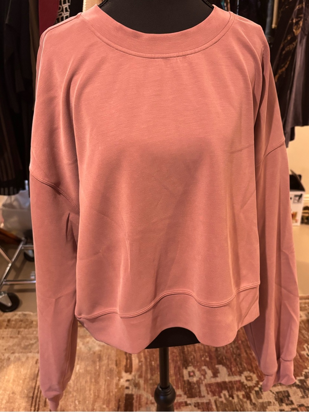 Lululemon Dusty Rose Long Sleeve Pullover